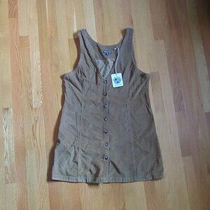 Toad & Co Women’s Corduroy Dress – Size Large – Brown – New With Tags